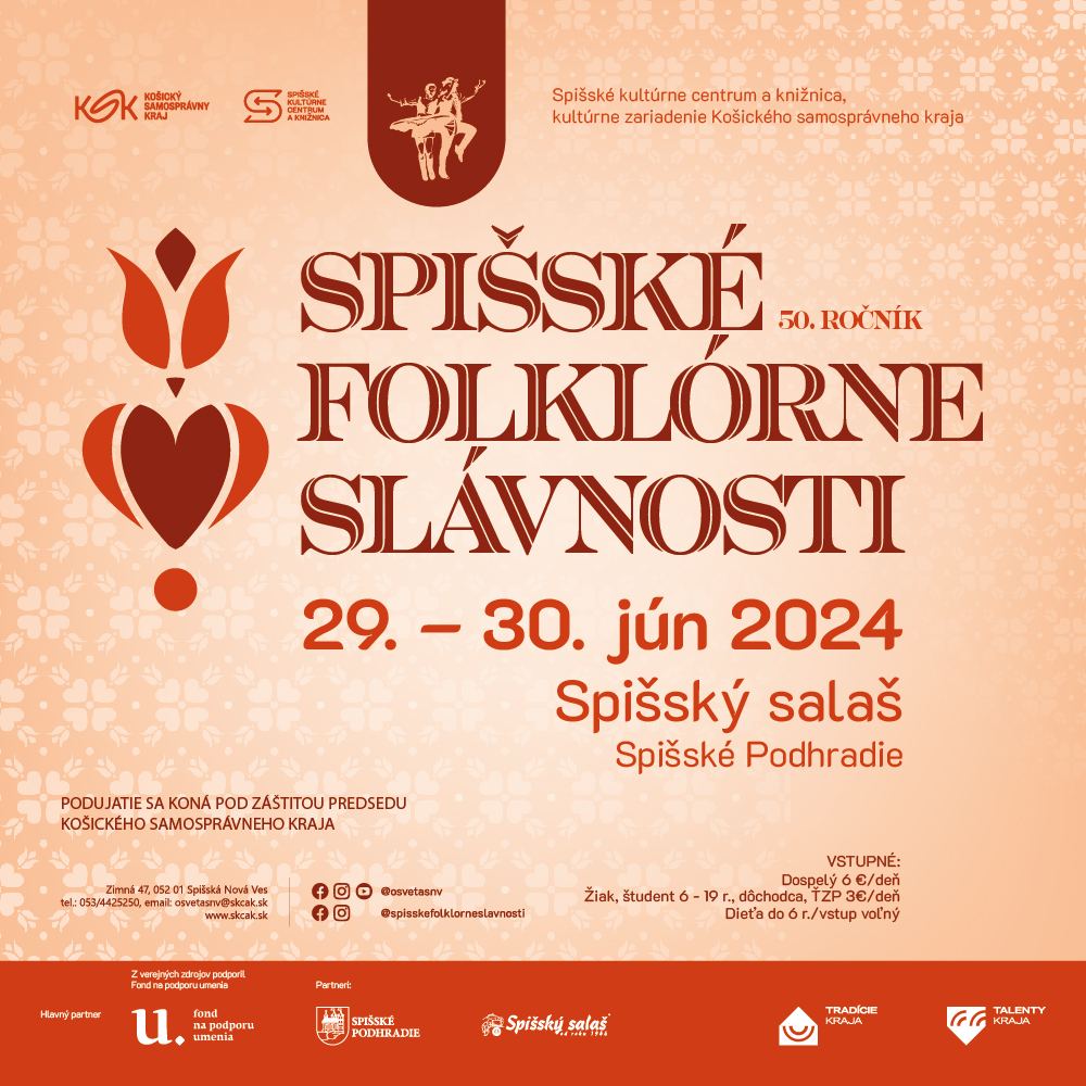 SPIŠSKÉ FOLKÓRNE SLÁVNOSTI 2024 50r BANNERY_Instagram 1000x1000px (1)